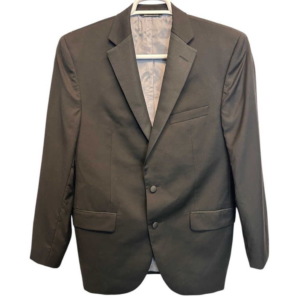 Vera Wang Nestor Tux CT Jacket 100% Wool Tuxedo Blazer Jacket Men's Size 42R